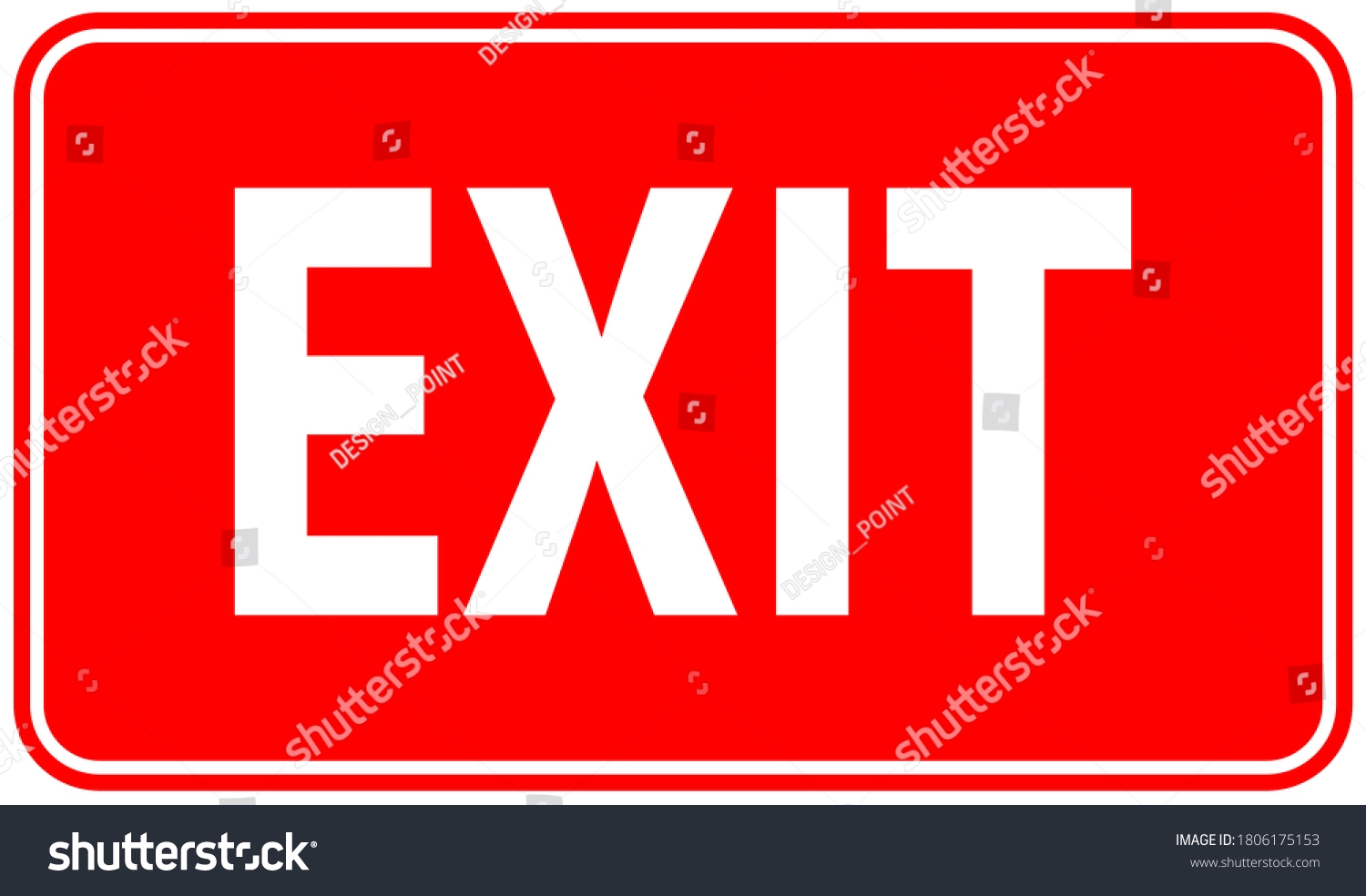 Exit Sign Printable Free