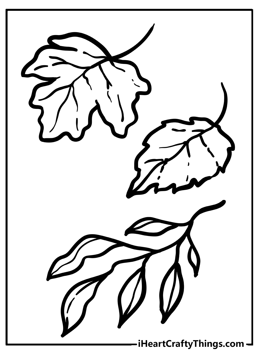Fall Leaves Coloring Pages 100 Free Printables 