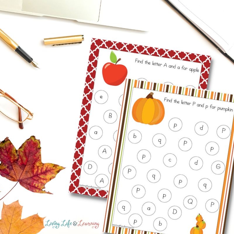 Free Printable Fall Letters