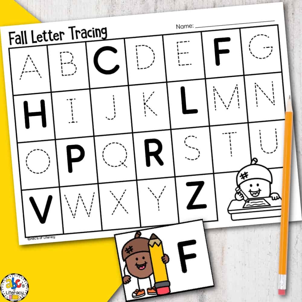 Free Printable Fall Alphabet Letters