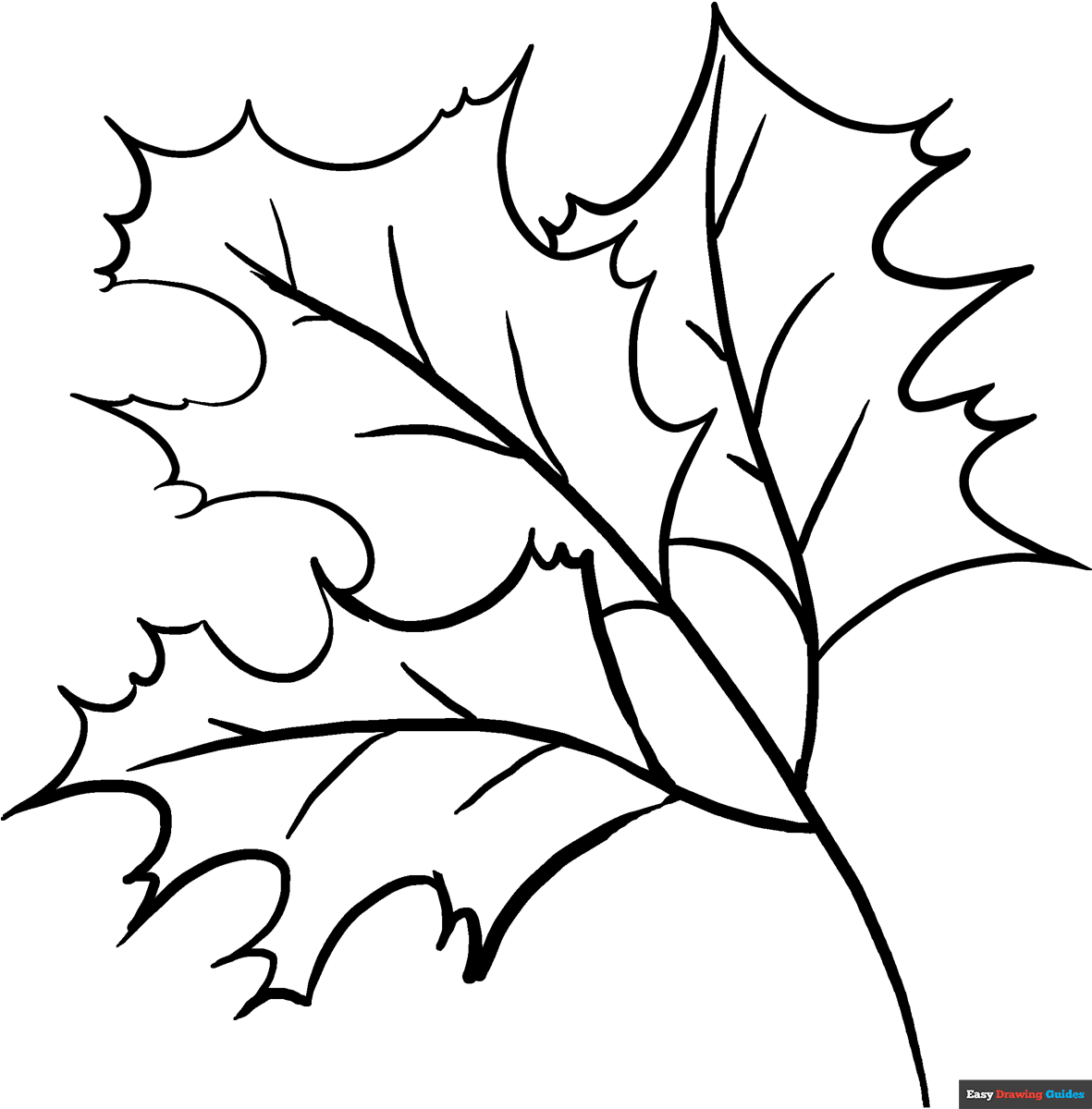 Free Printable Leaf Coloring Pages