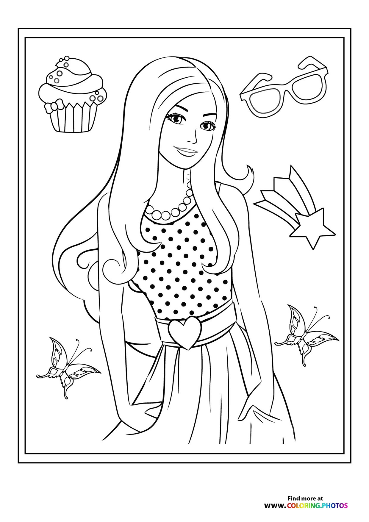 Free Printable Fashion Coloring Pages