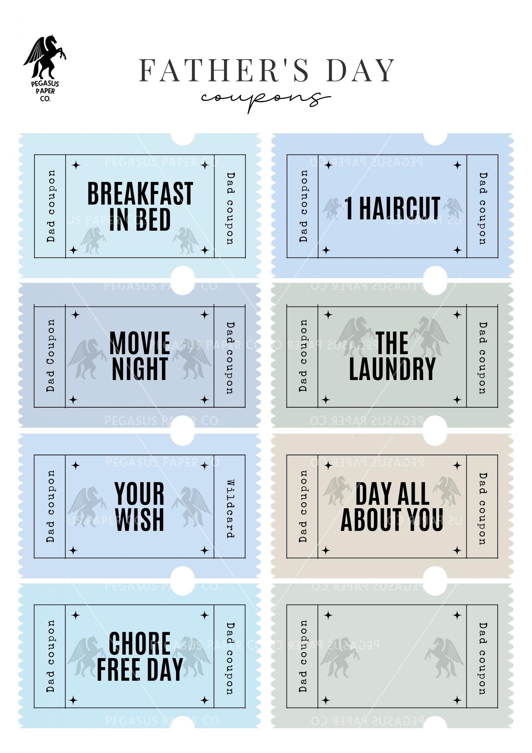 Father s Day Coupons Pegasus Paper Co