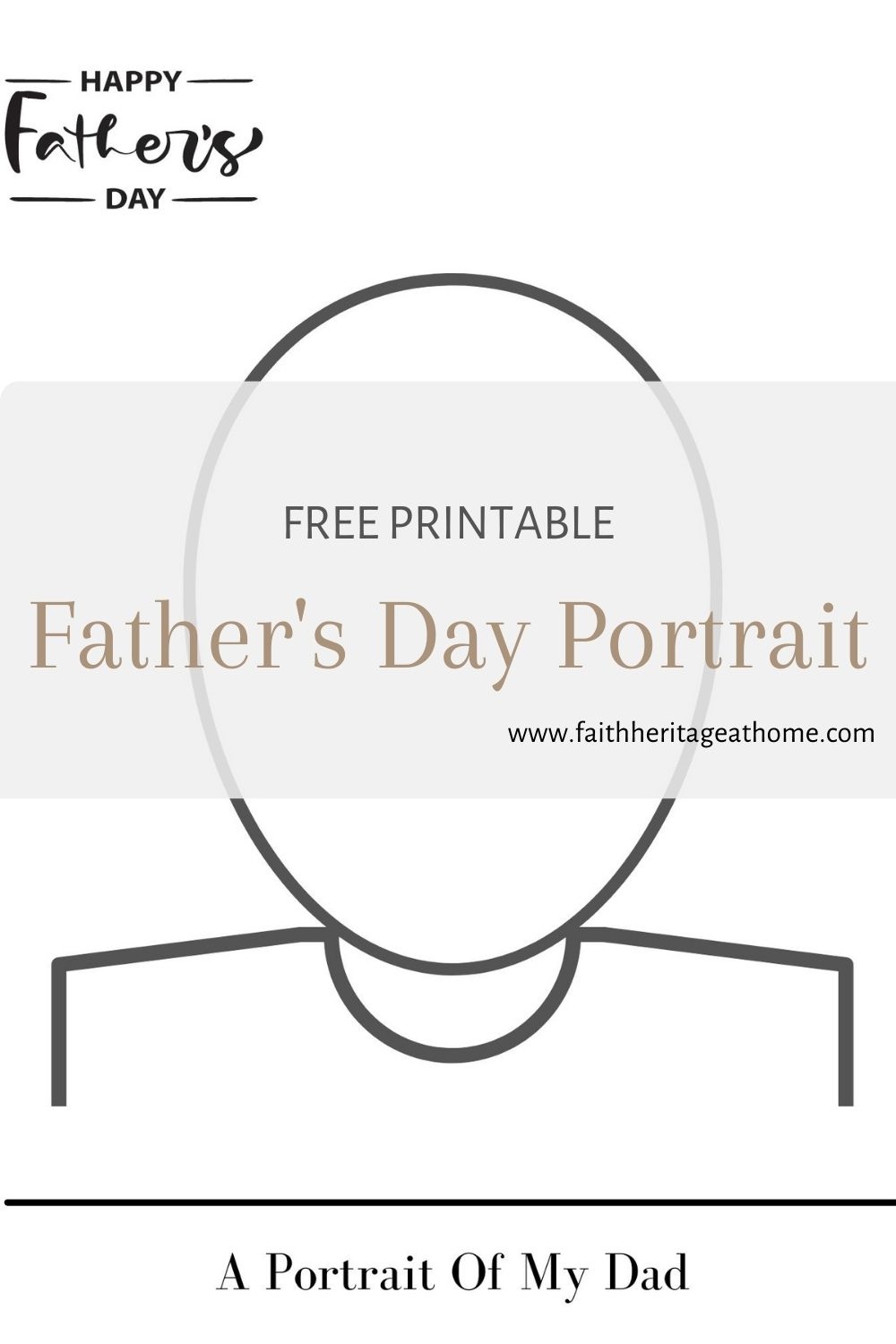 Father's Day Template Printable Free