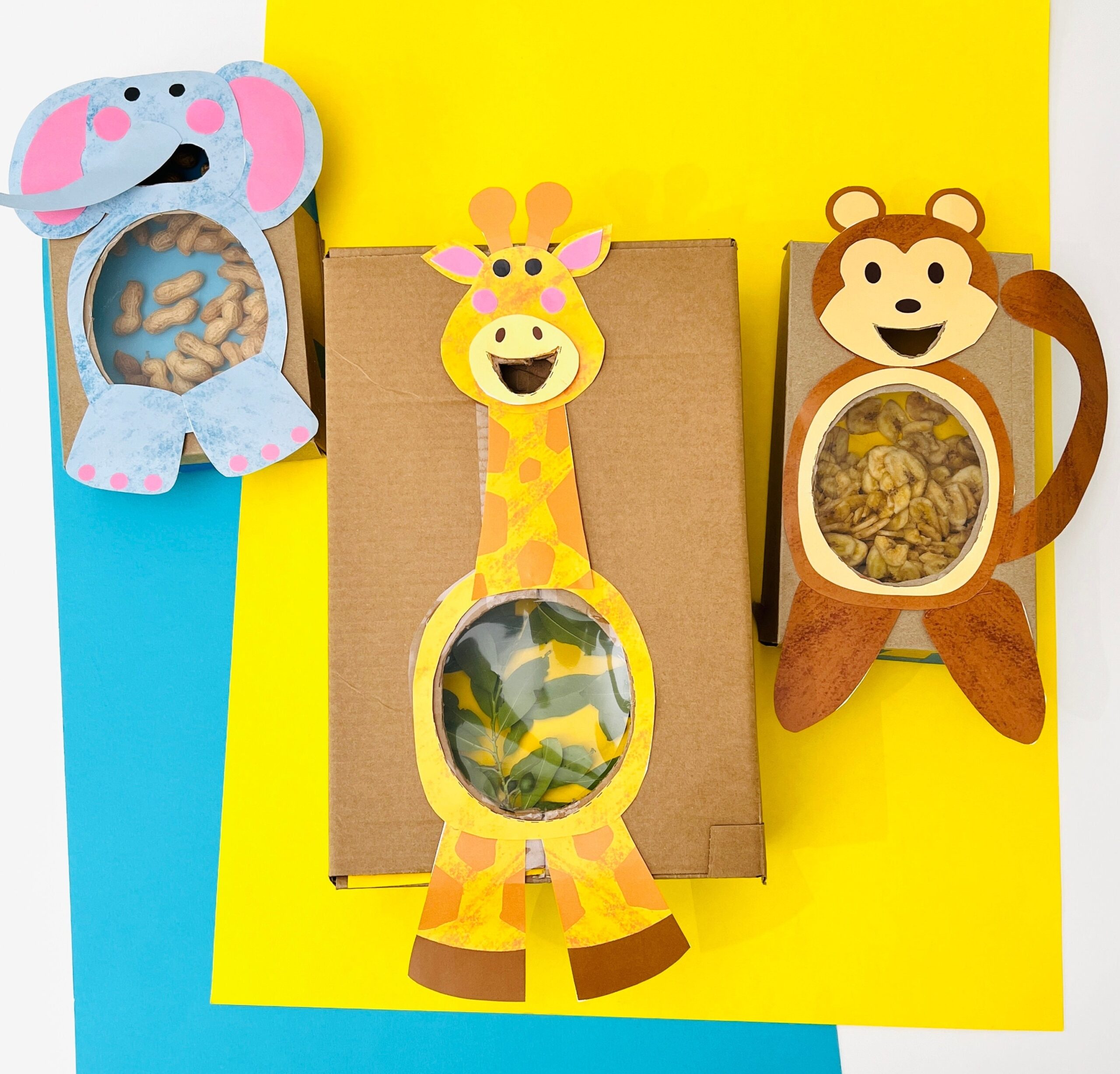 Feed The Animals Animal Preschool Printable Preschool Learning Preschool Printables Preschool Activity Elephant Learning Etsy