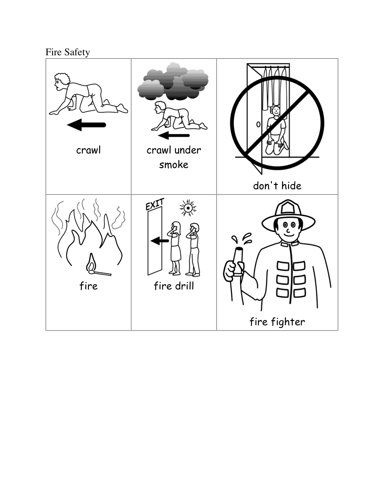 Fire Safety Booklet Printable Free