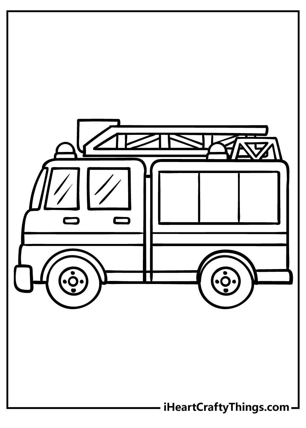 Fire Truck Coloring Pages 100 Free Printables 