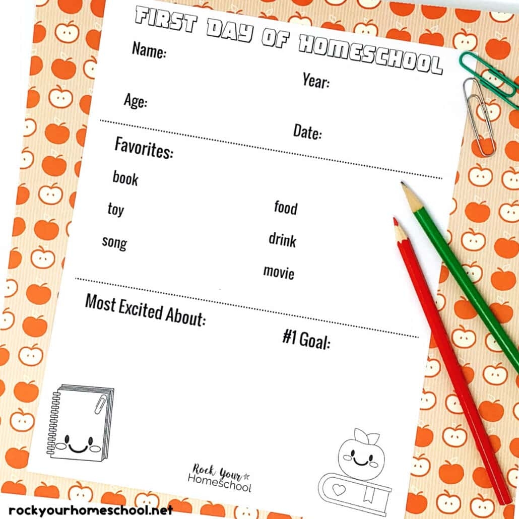 Free Printable Homeschool Worksheets