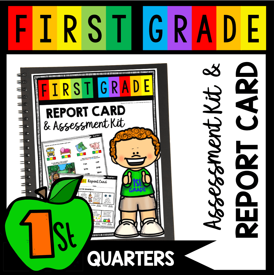 First Grade Report Card And Assessment FREEBIE Keeping My Kiddo Busy
