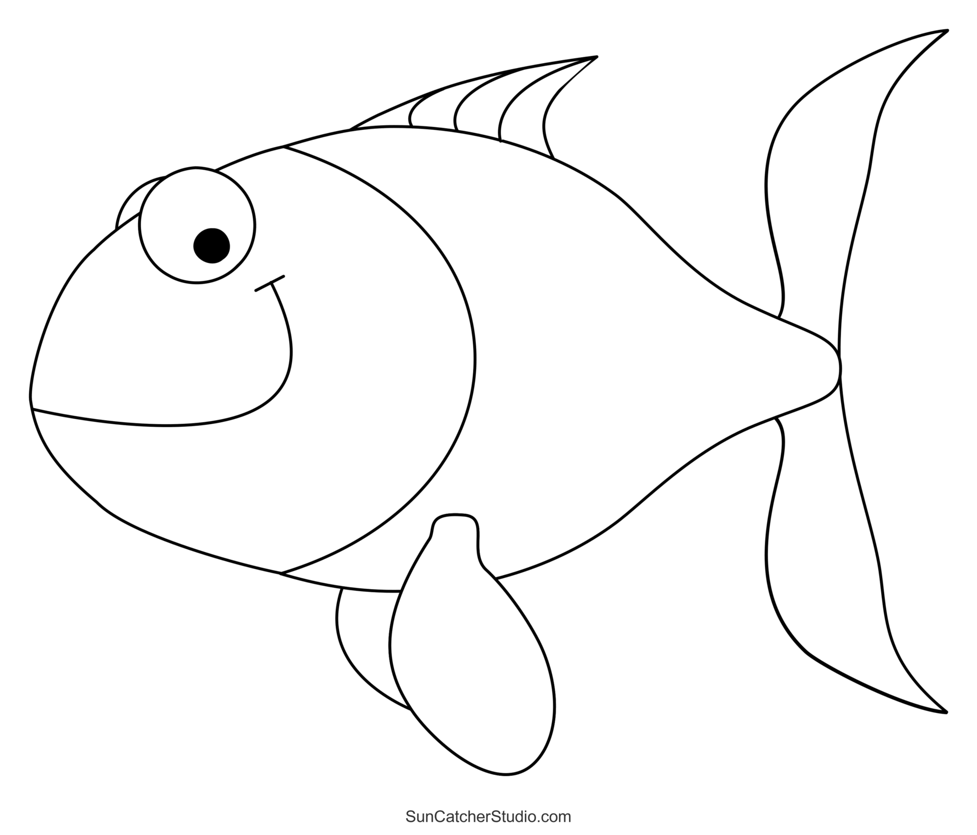 Printable Fish Template Free