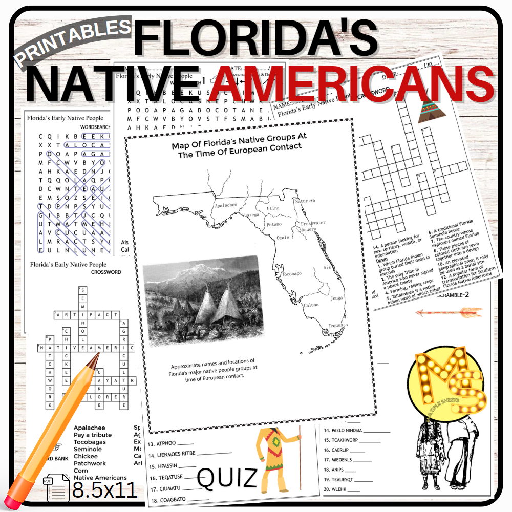 Free Printable Native American Worksheets