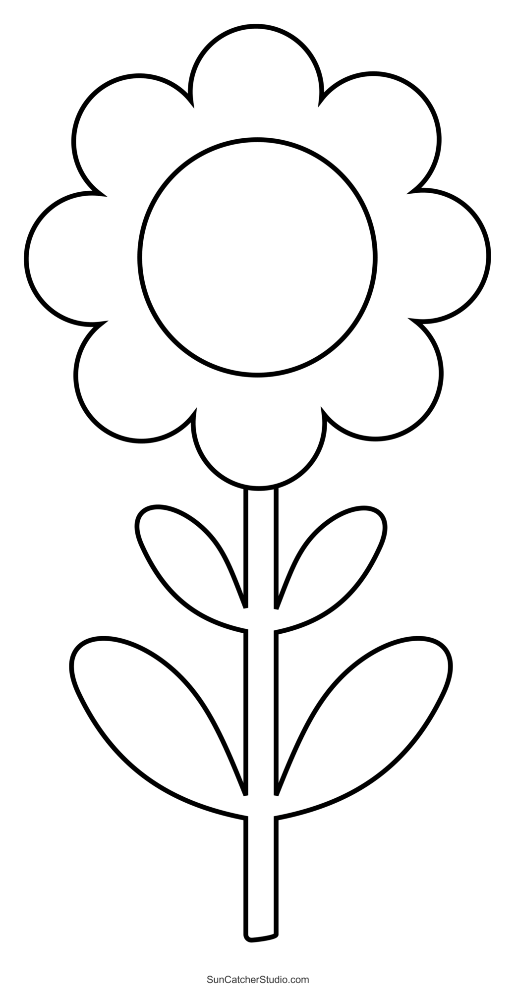 Flower Templates Patterns SVG Files Printable Stencils Free Printables Monograms Design Tools Patterns U0026 DIY Projects