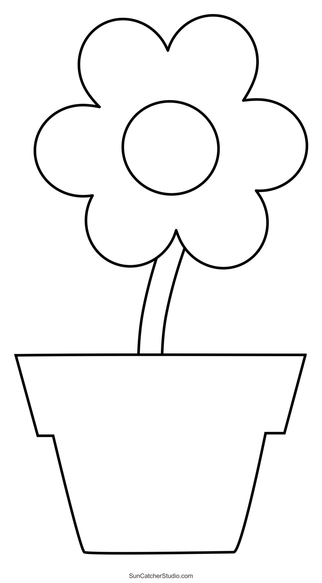 Flower Templates Patterns SVG Files Printable Stencils Free Printables Monograms Design Tools Patterns U0026 DIY Projects