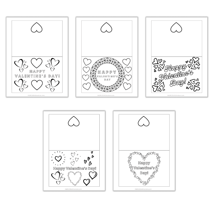Valentine's Day Card Printables Free