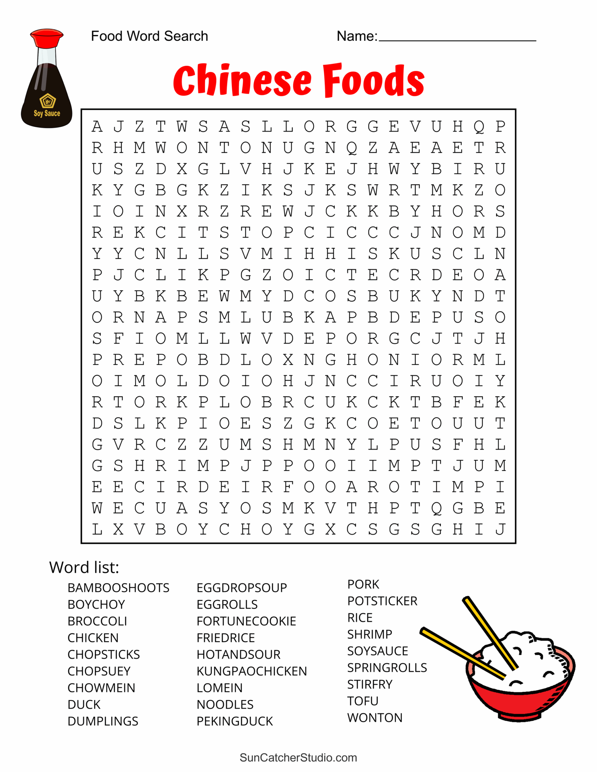 Adult Word Search Free Printable