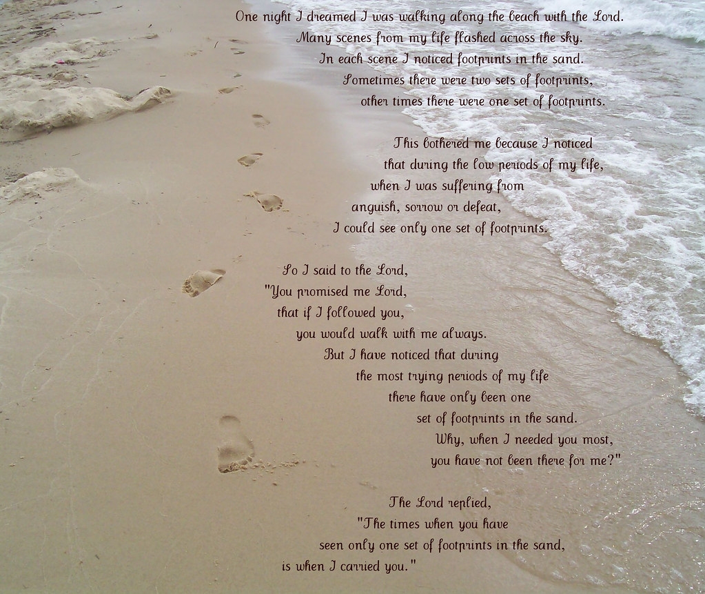 Free Printable Footprints Poem