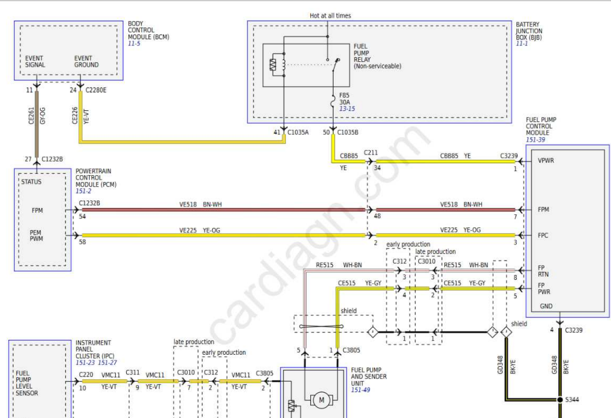 Printable Free Ford Wiring Diagrams