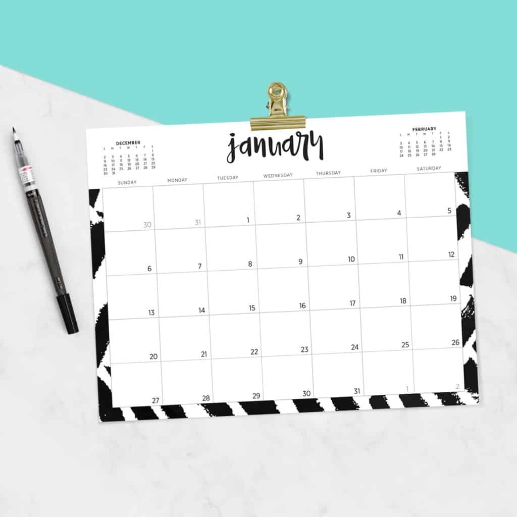 Free 2019 Printable Calendars 46 Designs To Choose From 