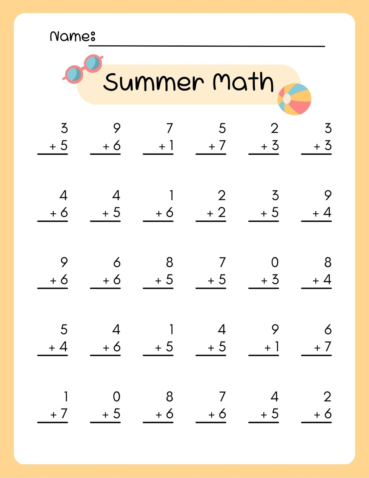 Free Printable Third Grade Worksheets