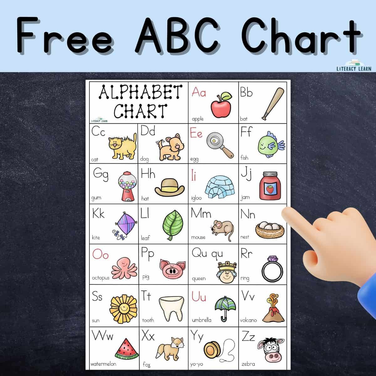 Free Printable Alphabet Chart Printable