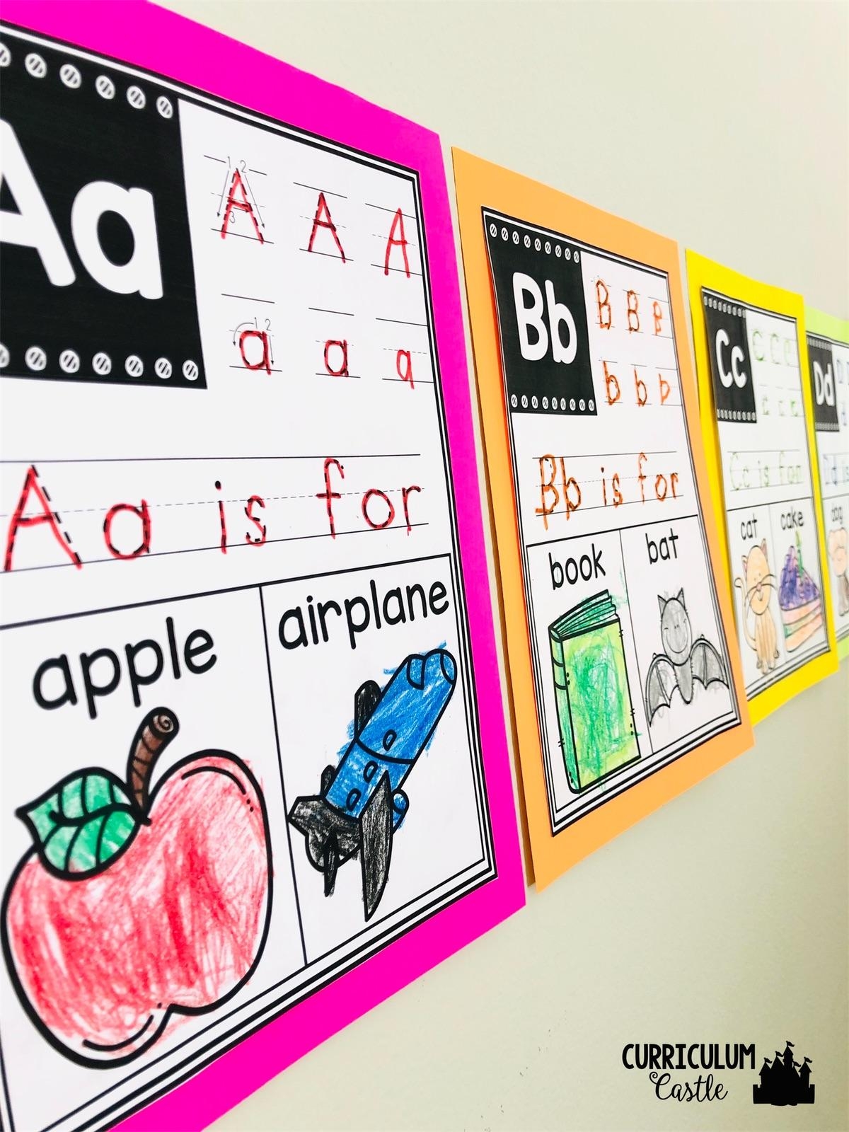 Alphabet Poster Printable Free