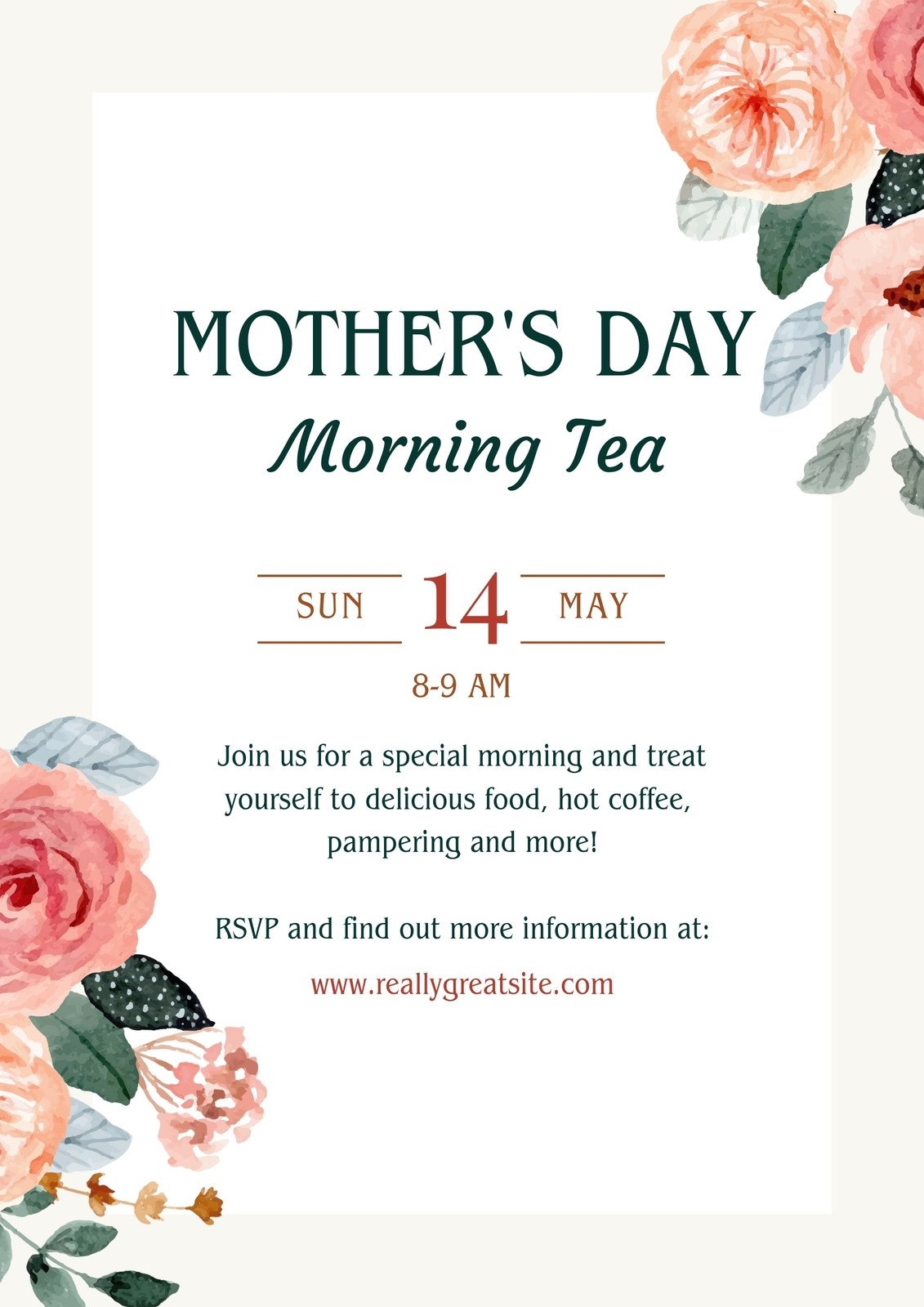 Free And Customizable Mothers Day Templates
