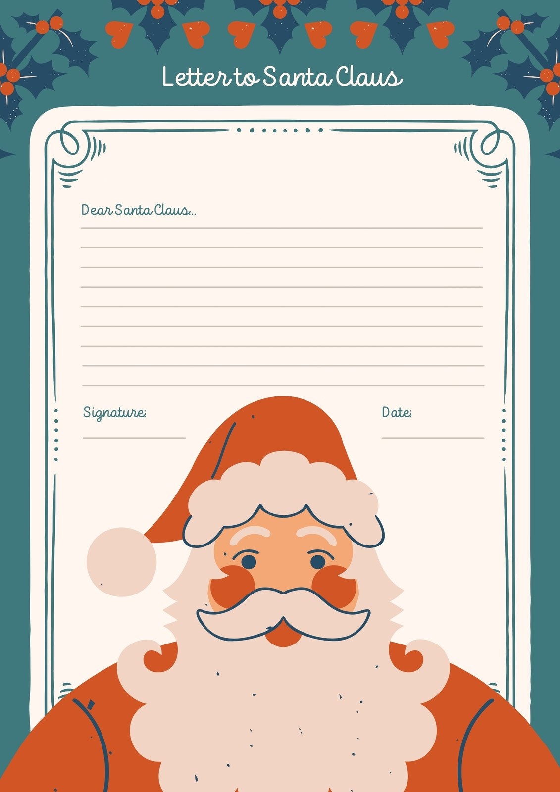 Free Printable Santa Claus