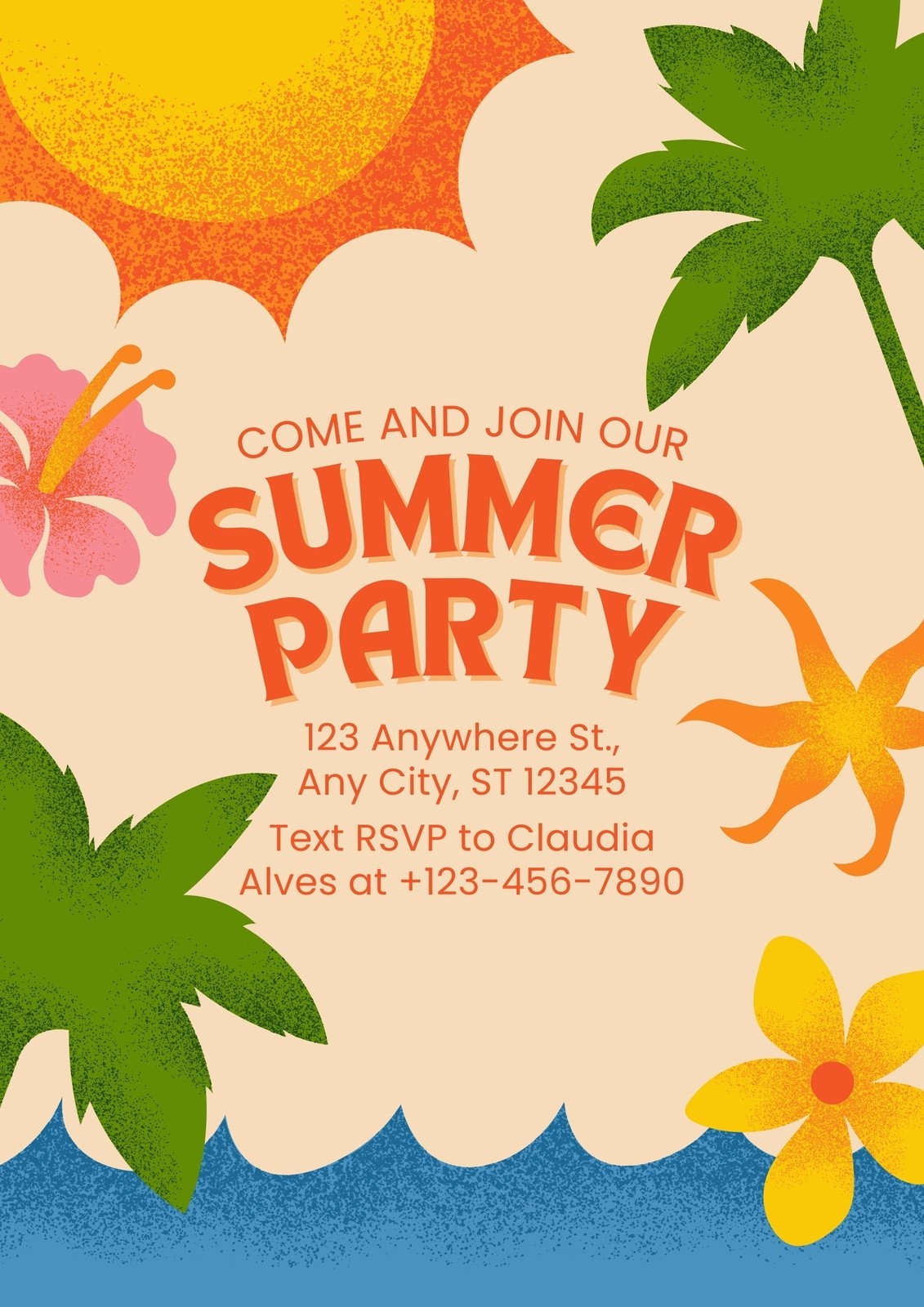 Free And Customizable Summer Templates Canva