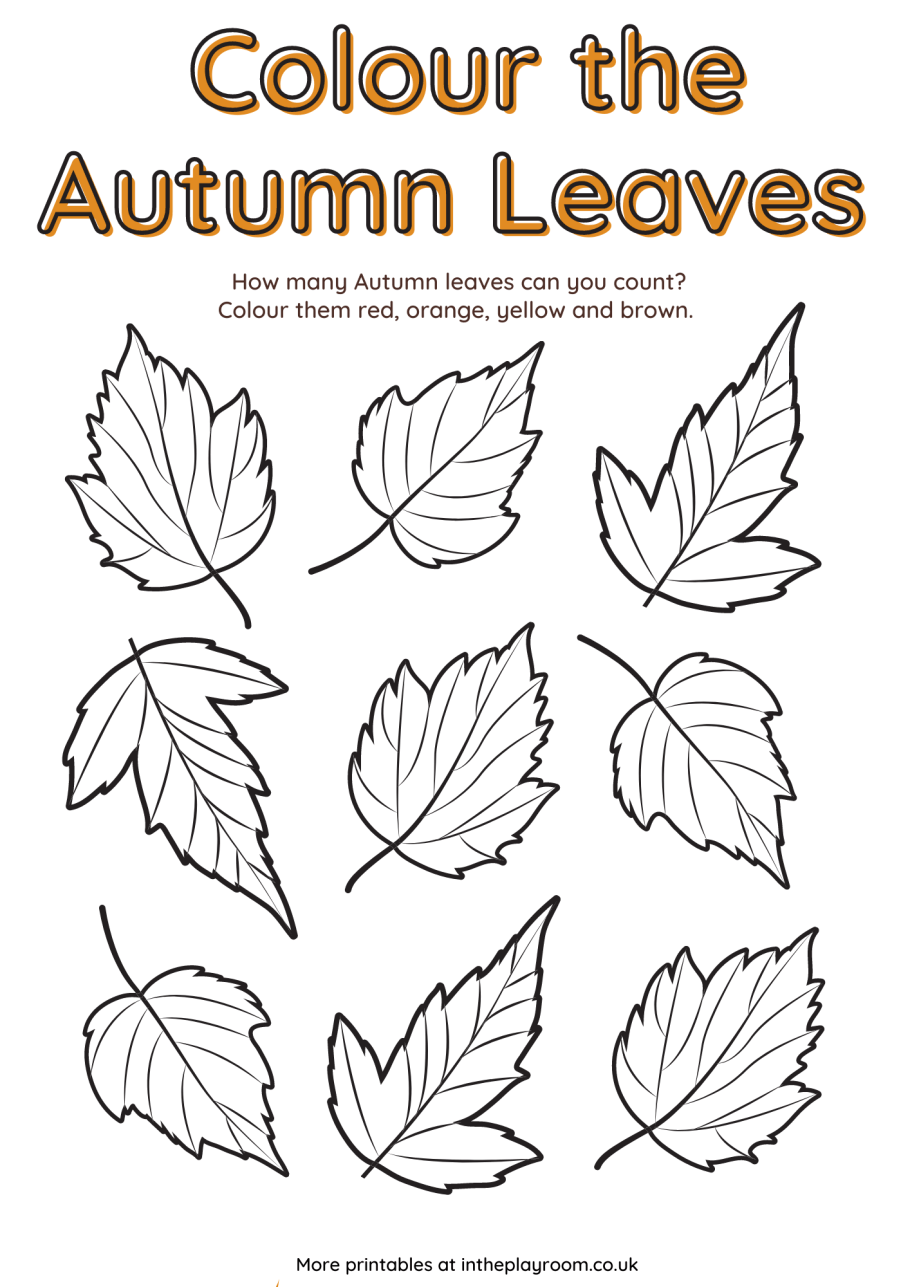 Fall Leaves Free Printables