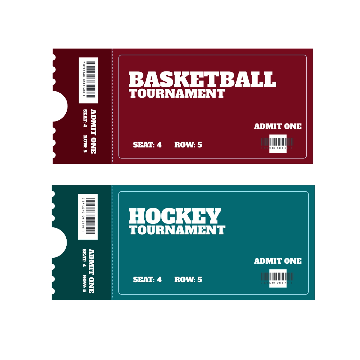 Free Printable Basketball Ticket Template
