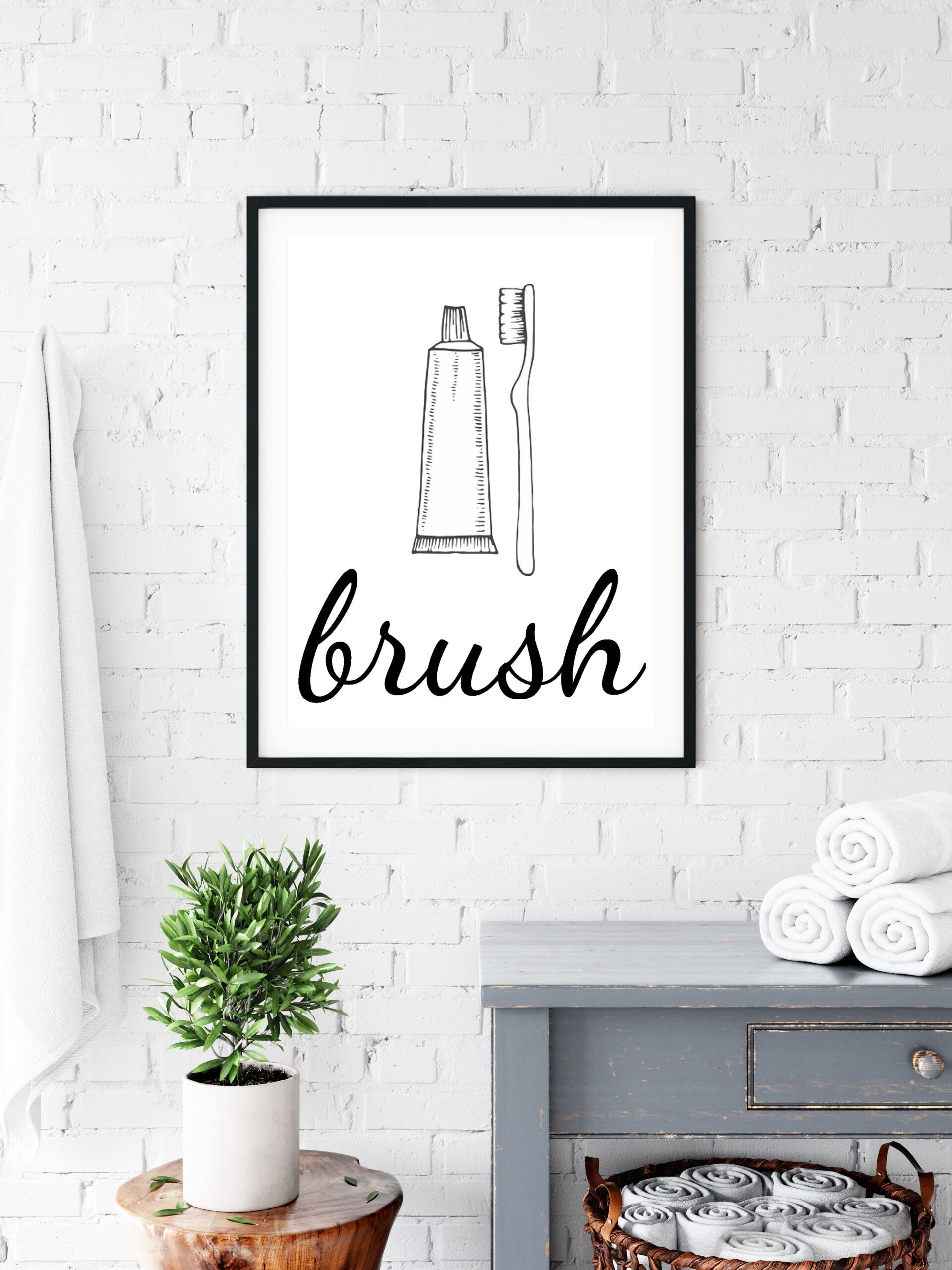 FREE Bathroom Printables Welsh Design Studio