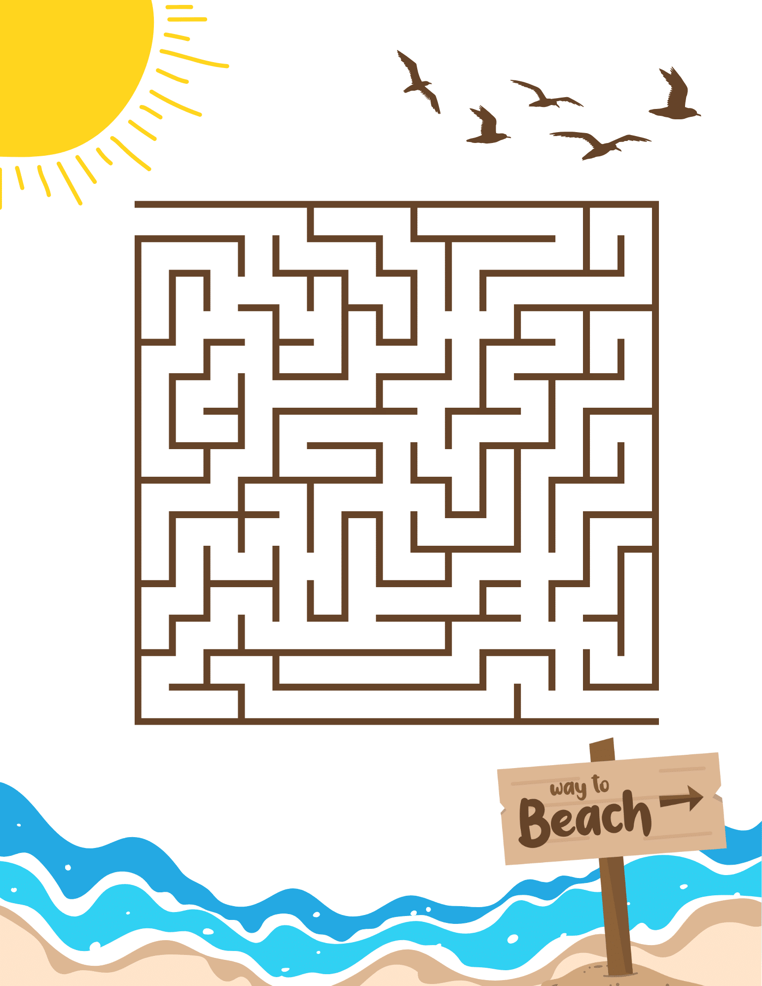 Free Beach Activity Printables