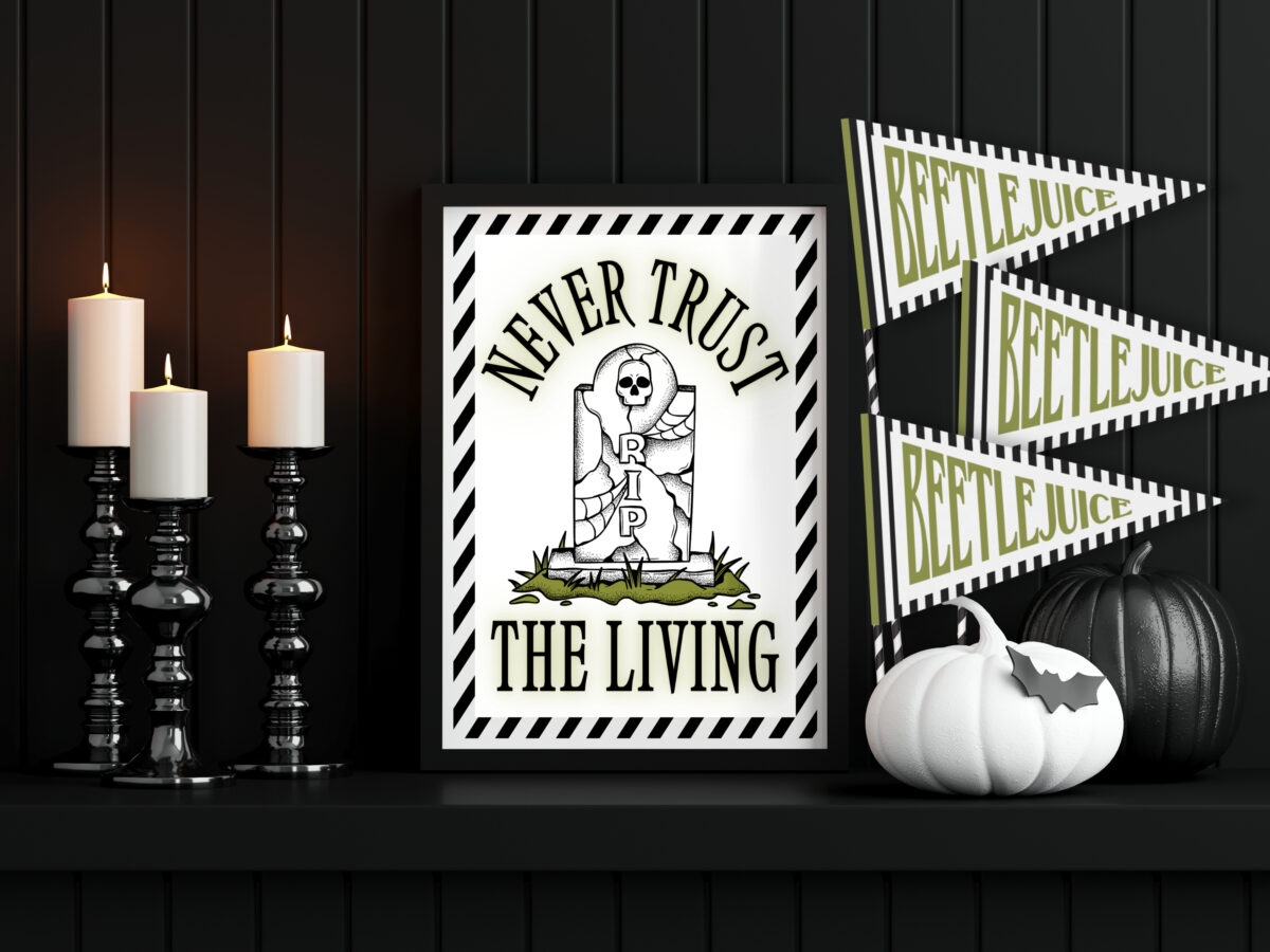 FREE BEETLEJUICE PARTY PRINTABLES Crafts Mad In Crafts