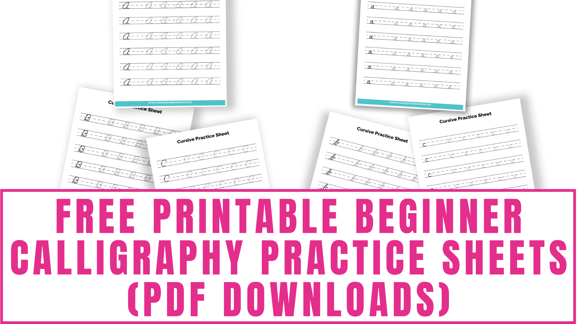 Printable Calligraphy Practice Sheets Pdf Free