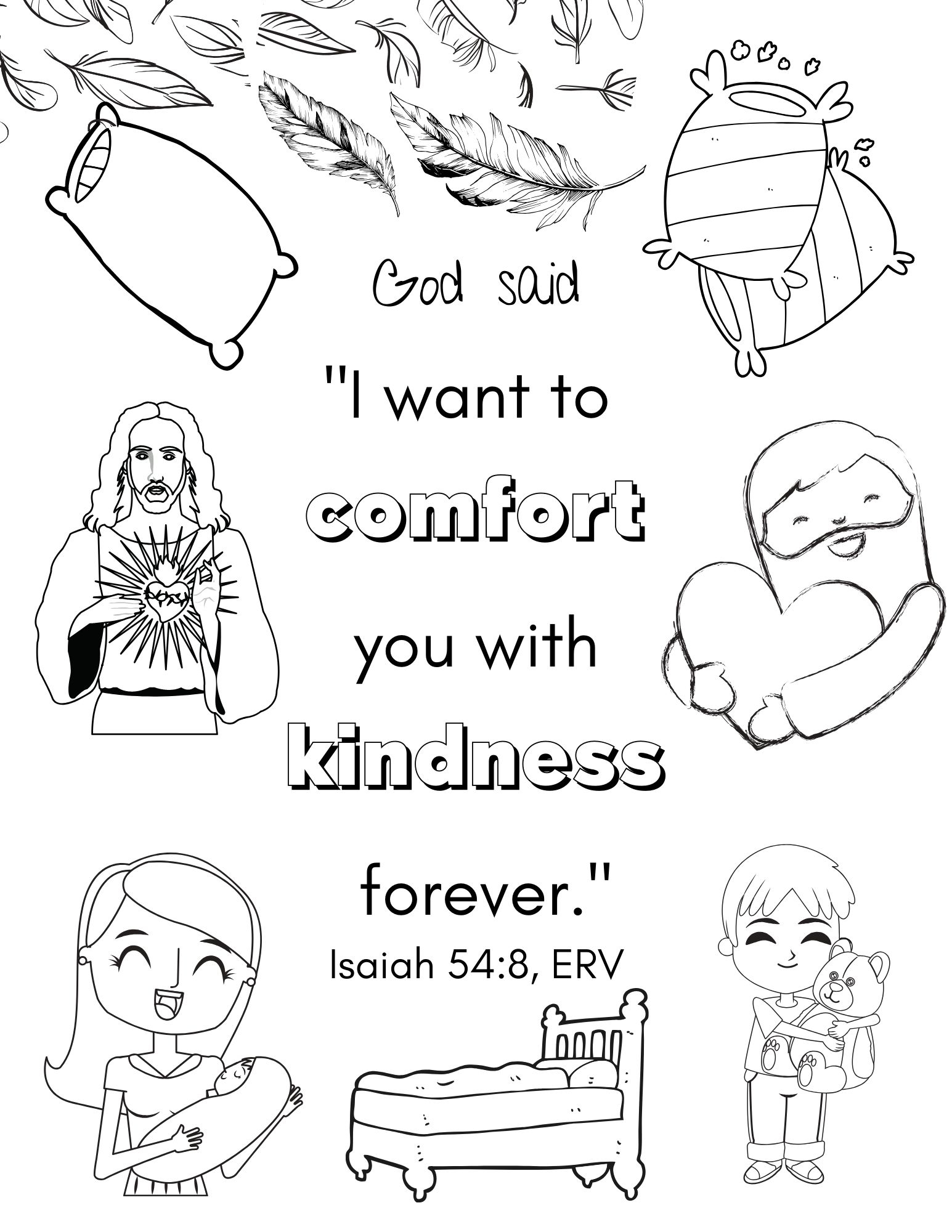 Free Printable Bible Story Coloring Sheets