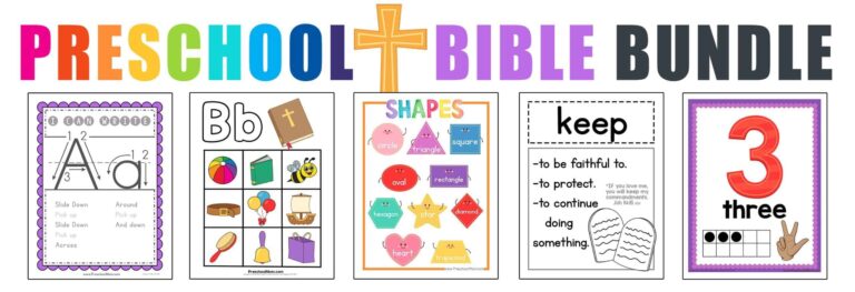 Free Bible Story Minibooks Christian Preschool Printables