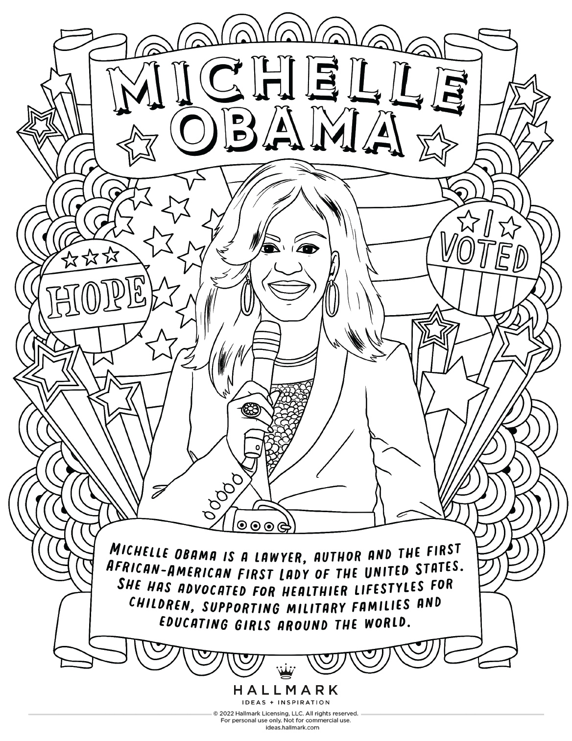 Free Printable African American Coloring Sheets