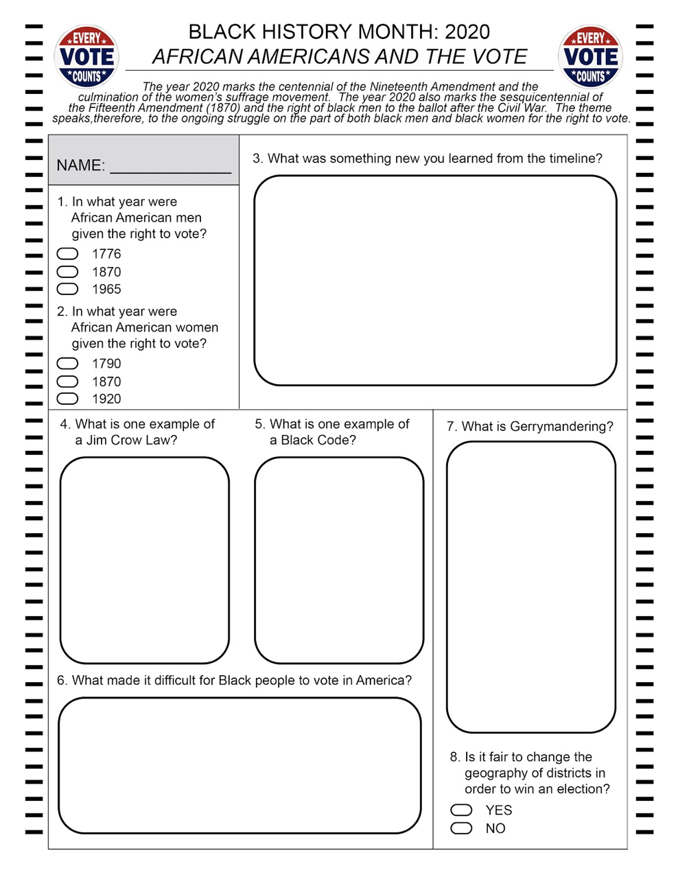 Free Black History Month Lessons PowerPoints And Worksheets Worksheets Library