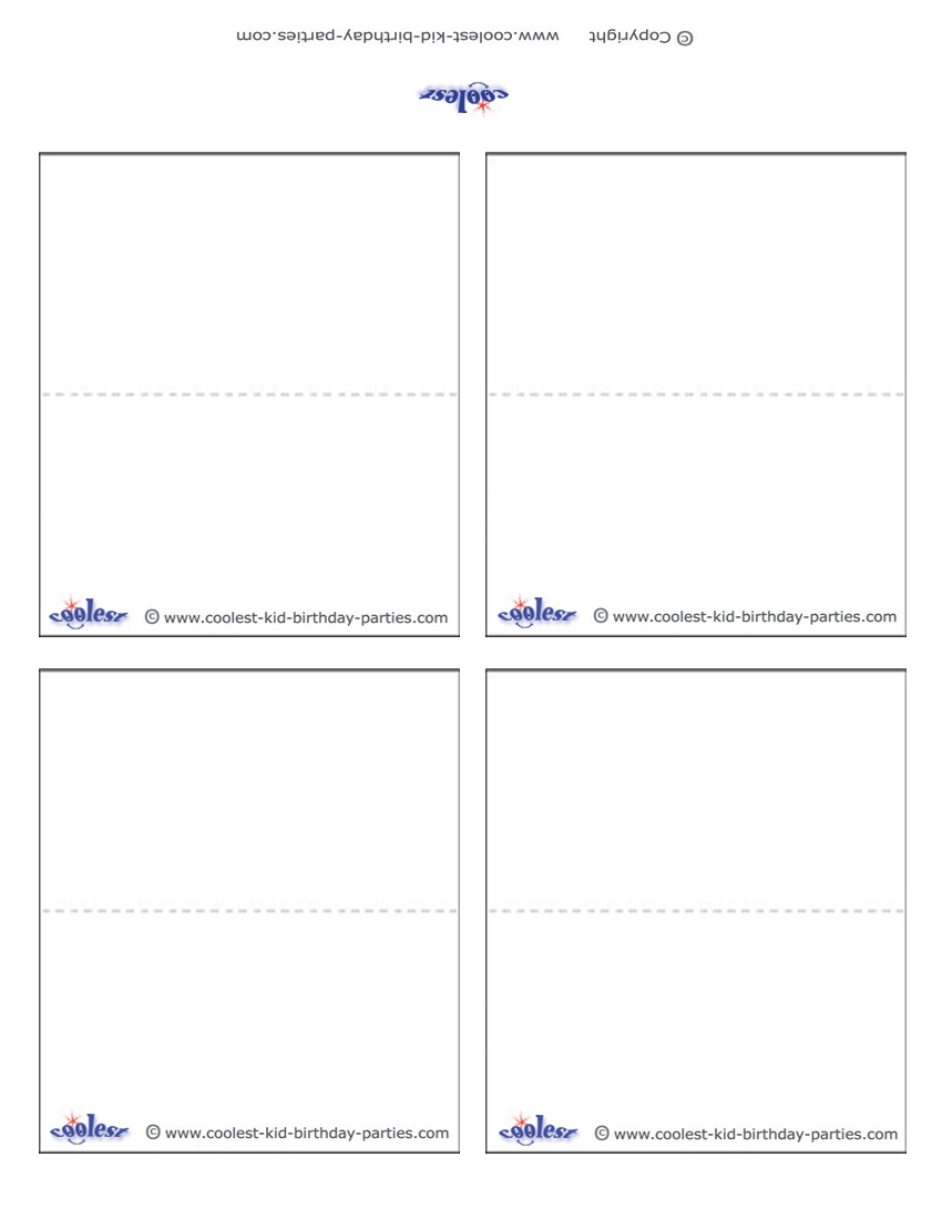 Free Printable Place Cards Pdf