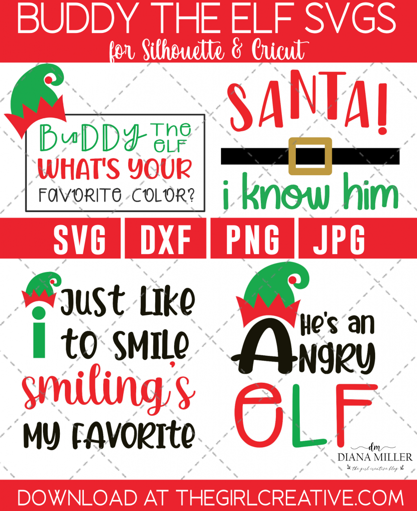FREE Buddy The Elf SVG Bundle The Girl Creative