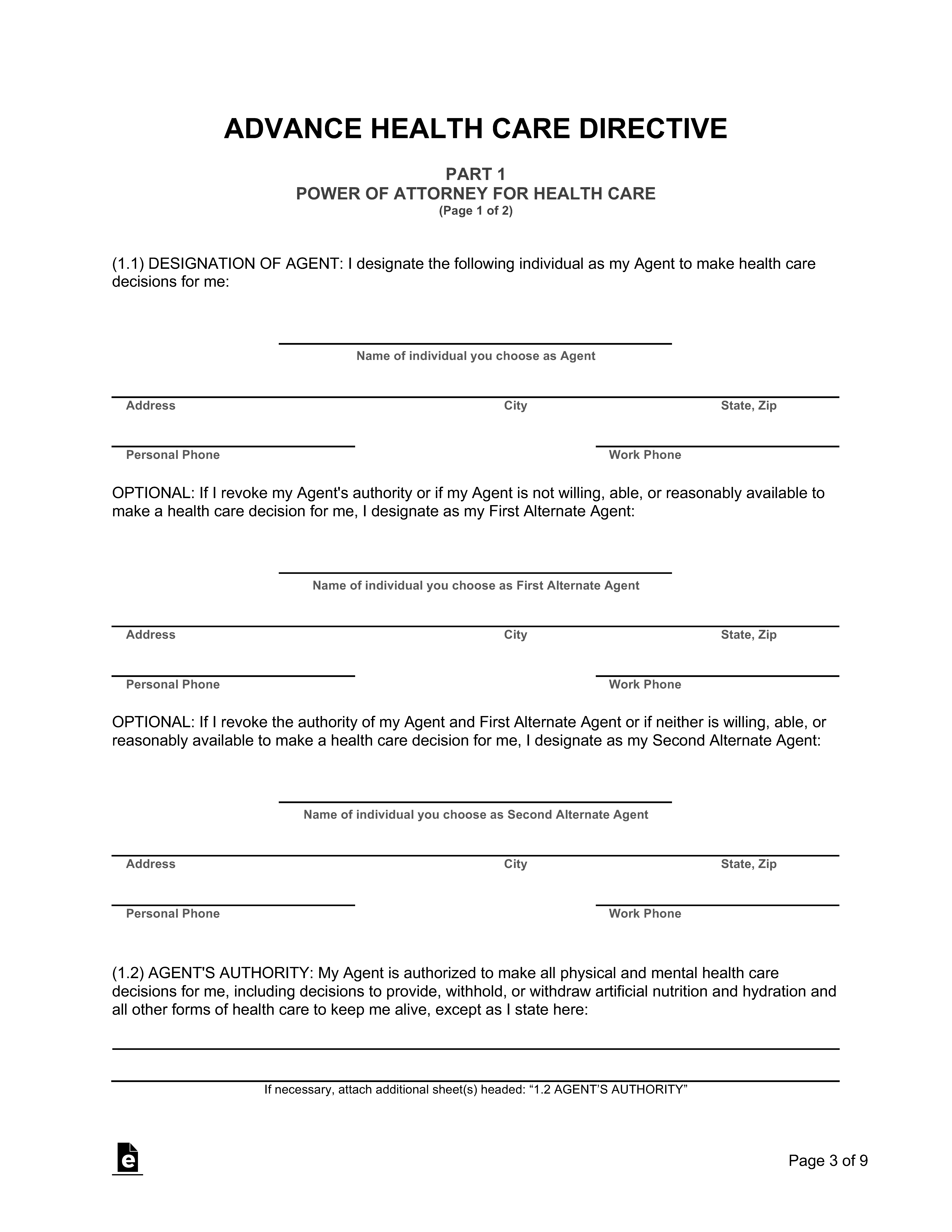 Printable Aarp Free Will Forms