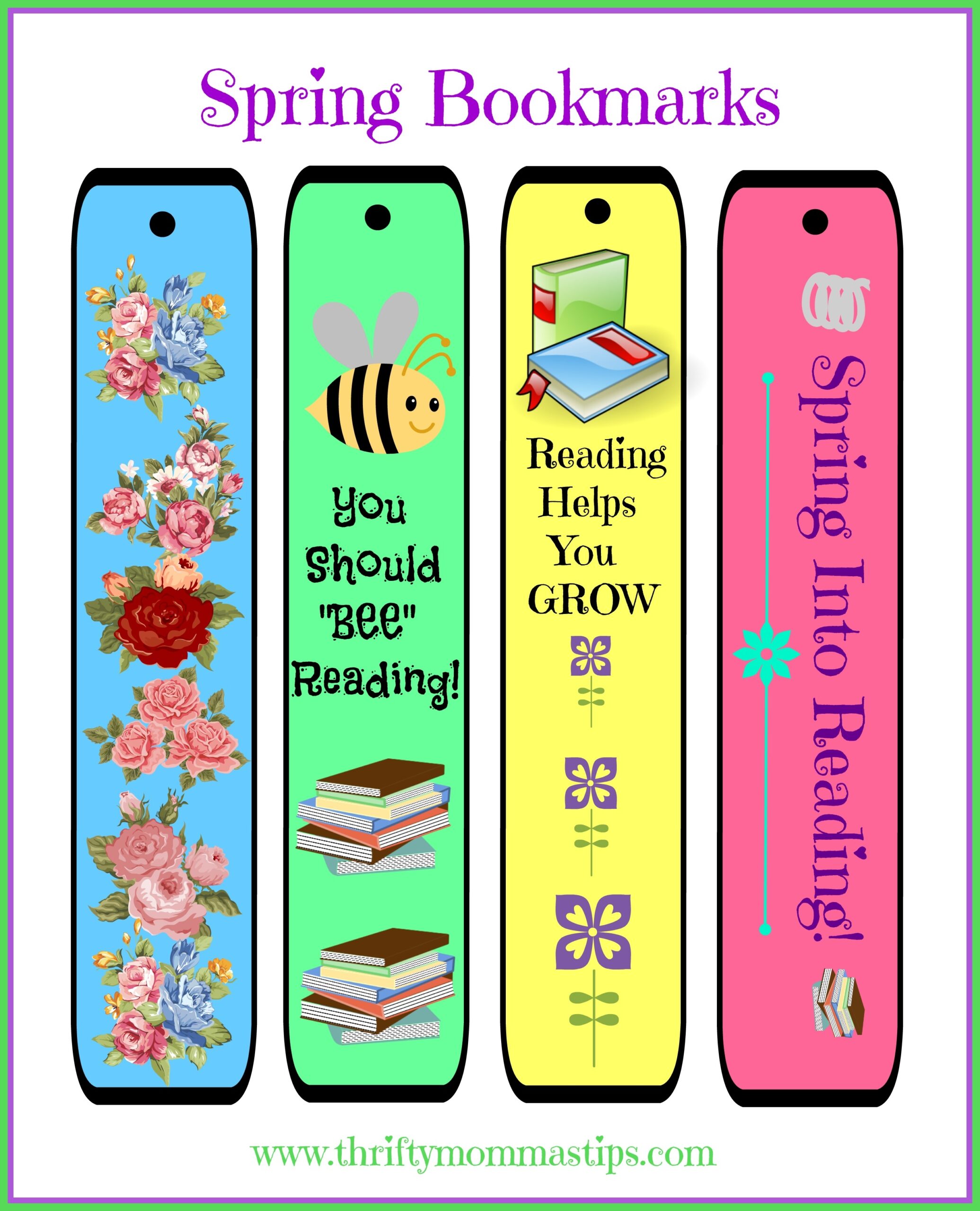 Free Printable Diy Bookmarks