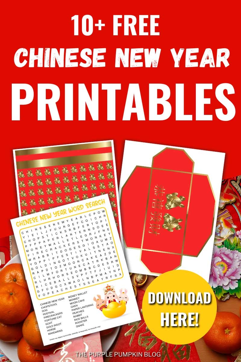 Free Chinese New Year Printables Inc Red Money Envelopes 