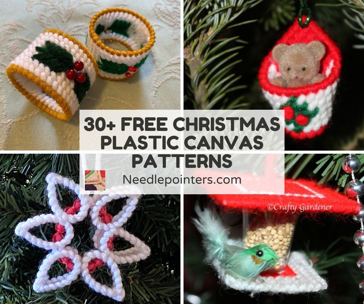 Free Christmas Plastic Canvas Patterns Needlepointers