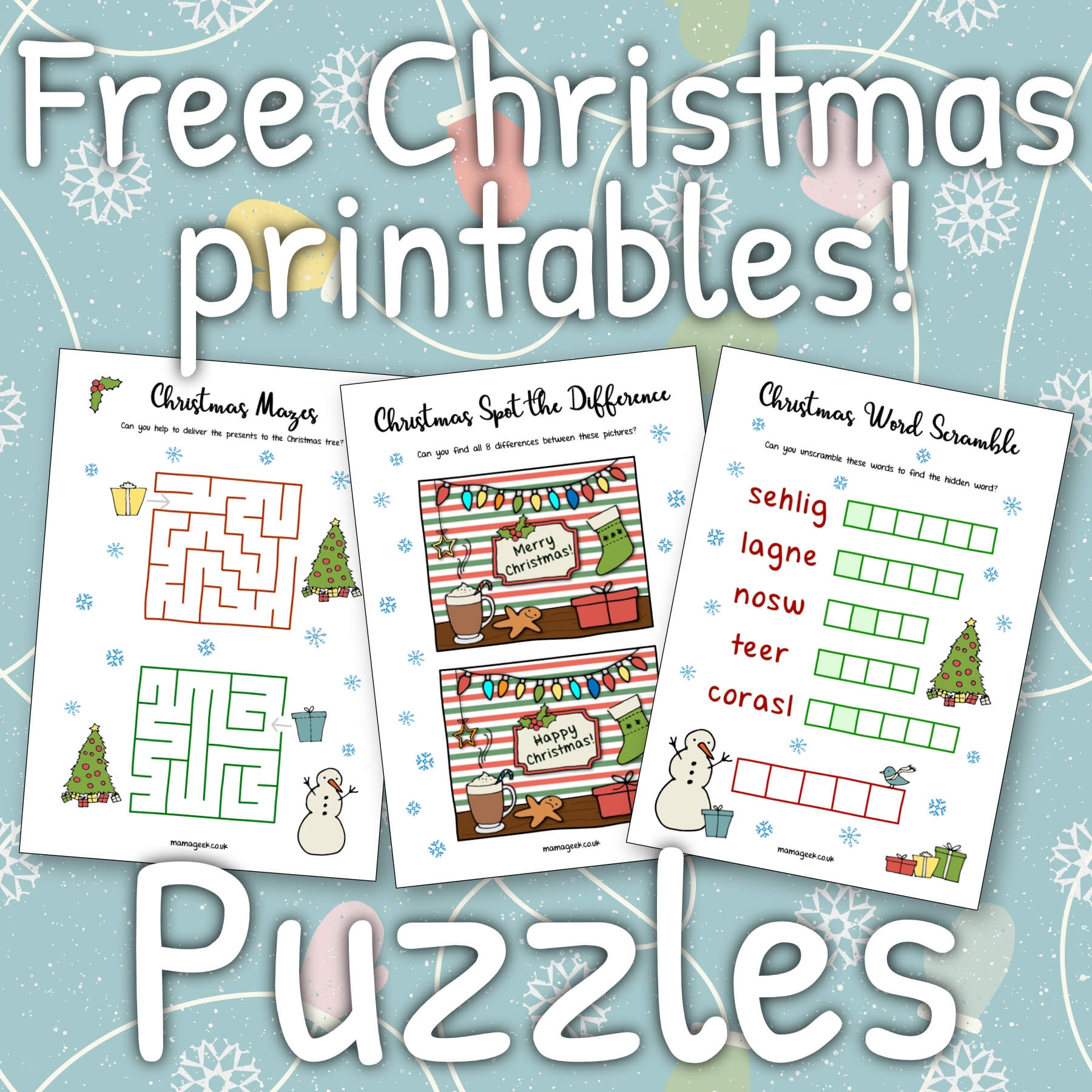 Free Christmas Printables Pdf