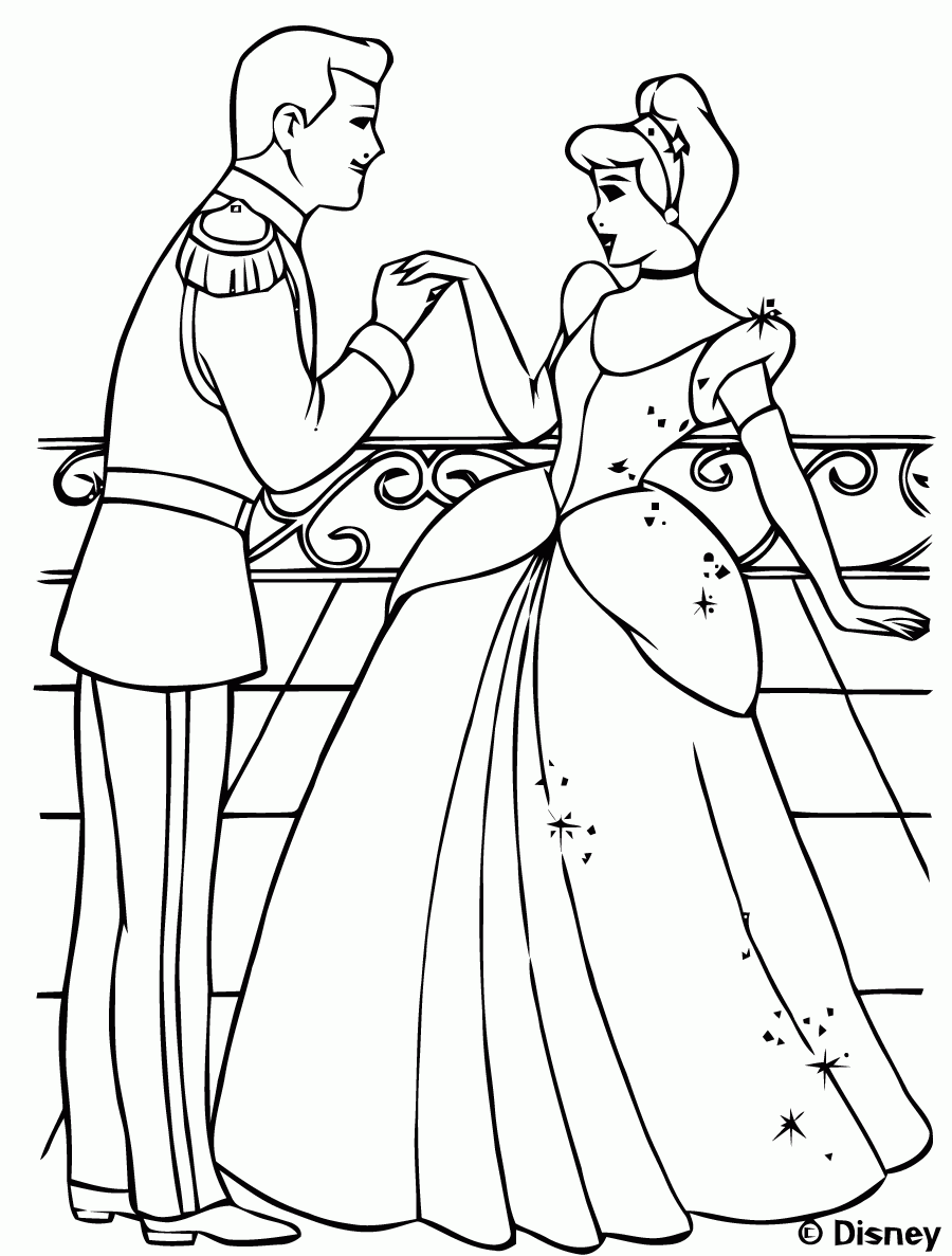 Free Cinderella Coloring Page To Color Cinderella Coloring Pages Page Page 