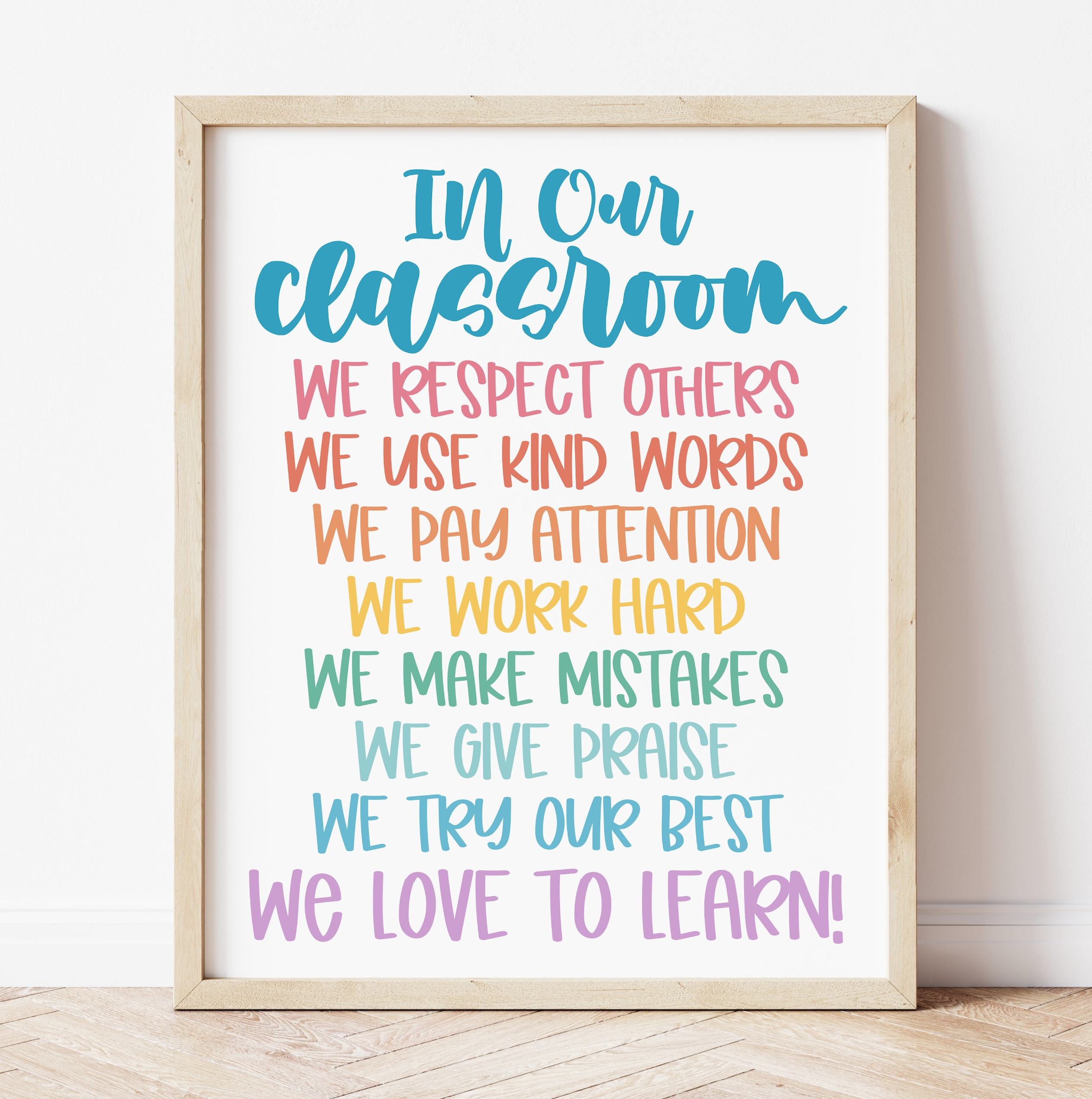 Free Classroom Rules Printable Happy Go Lucky