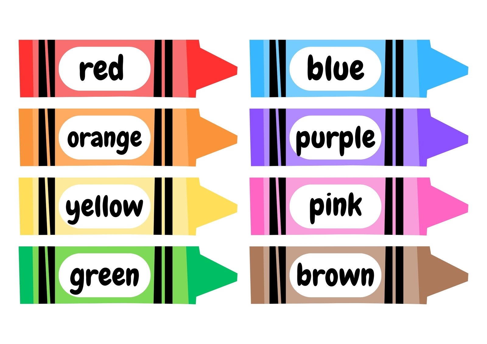 Color Flashcards Printable Free