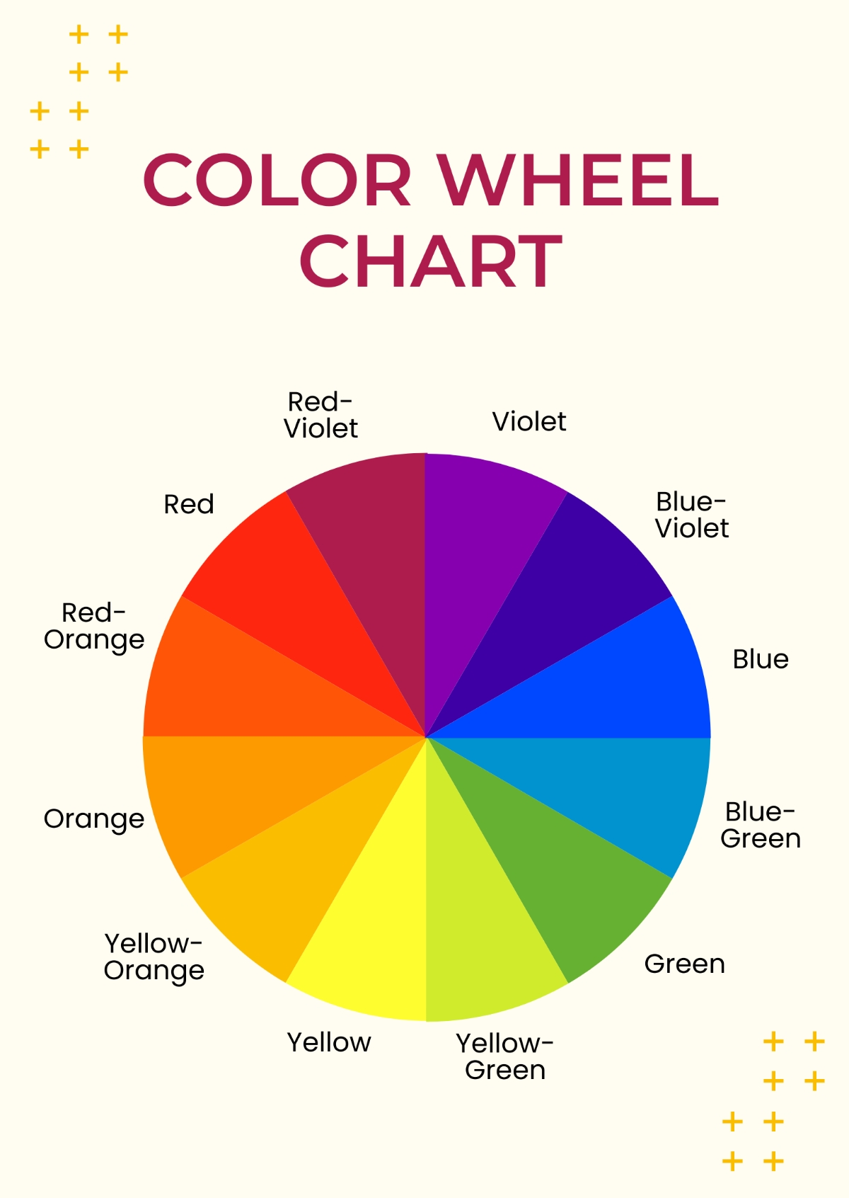 Free Color Wheel Printable