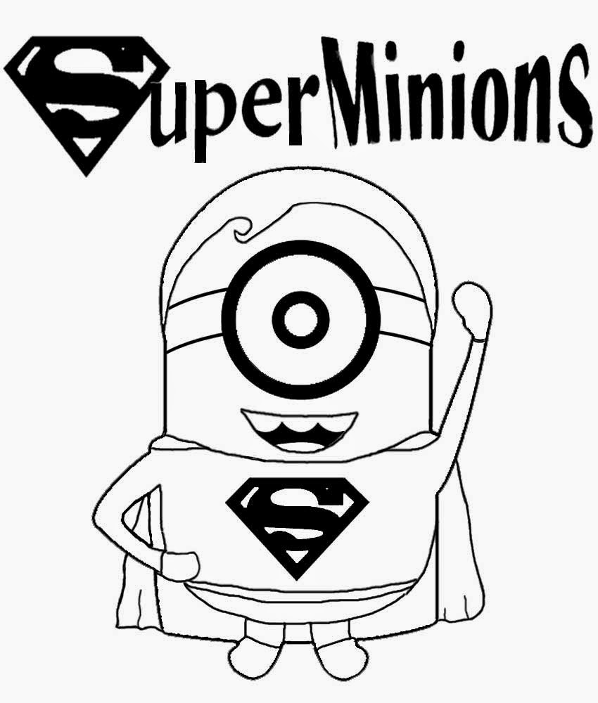 Minions Free Printable Coloring Pages